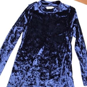 NWOT Crushed Velvet Dress